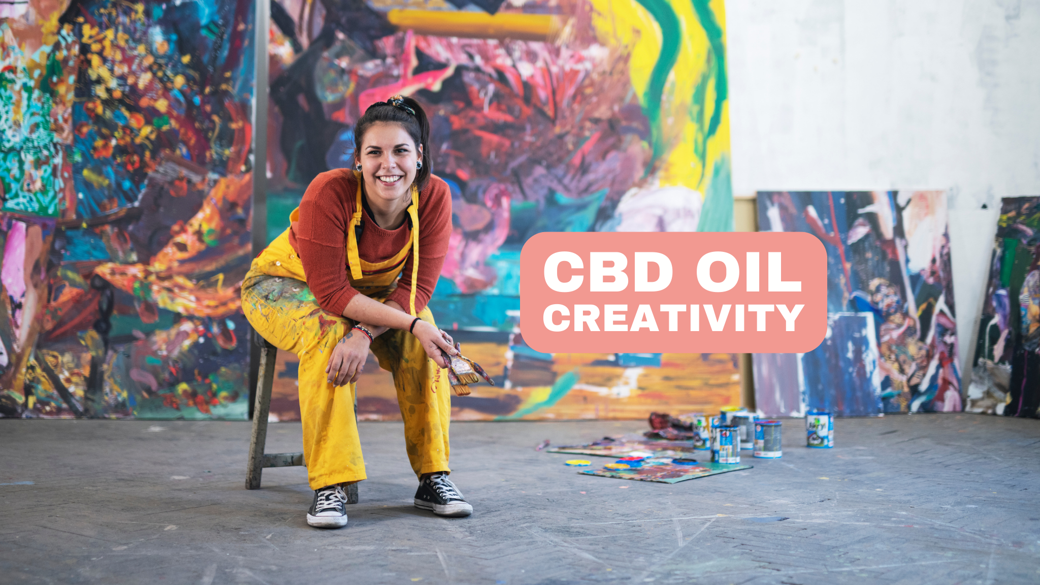 CBD olej a tvorivosť a zameranie umelcov s kanabidiolom