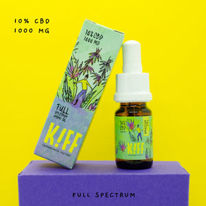 10% CBD in Organic MCT Oil Full Spectrum [1000mg CBD] - Kiffcbd